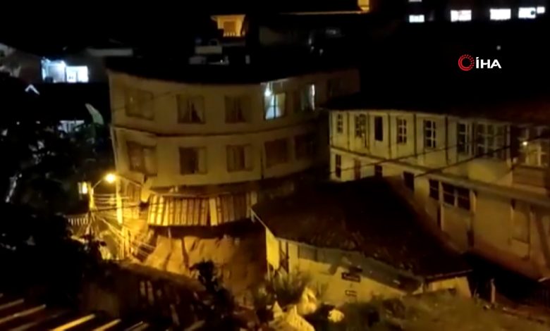 ekvadorda obrugun iki katli evi yuttugu anlar saniye saniye kamerada JBVX