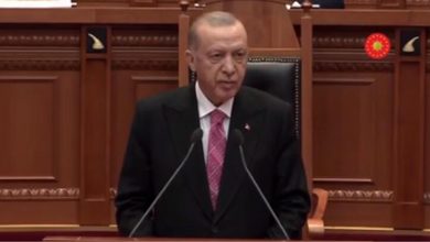 son dakika cumhurbaskani erdogan arnavutluk meclisinde konusuyor Ml9l